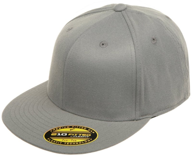 Flexfit Mens 6210 Hat, Dark Gey, Small-Medium US